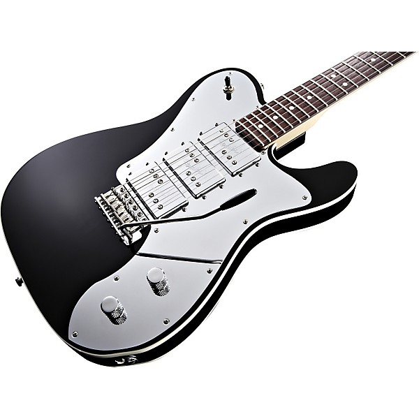 Open Box Fender J5 Triple Deluxe Telecaster Electric Guitar Black