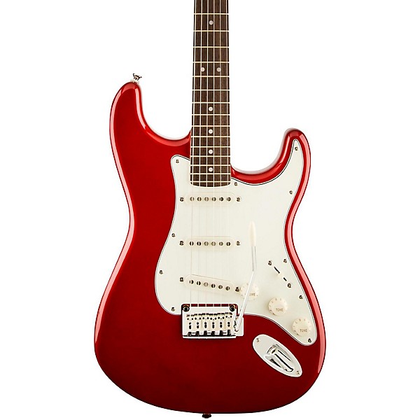 Squier Standard Stratocaster Electric Guitar Candy Apple Red