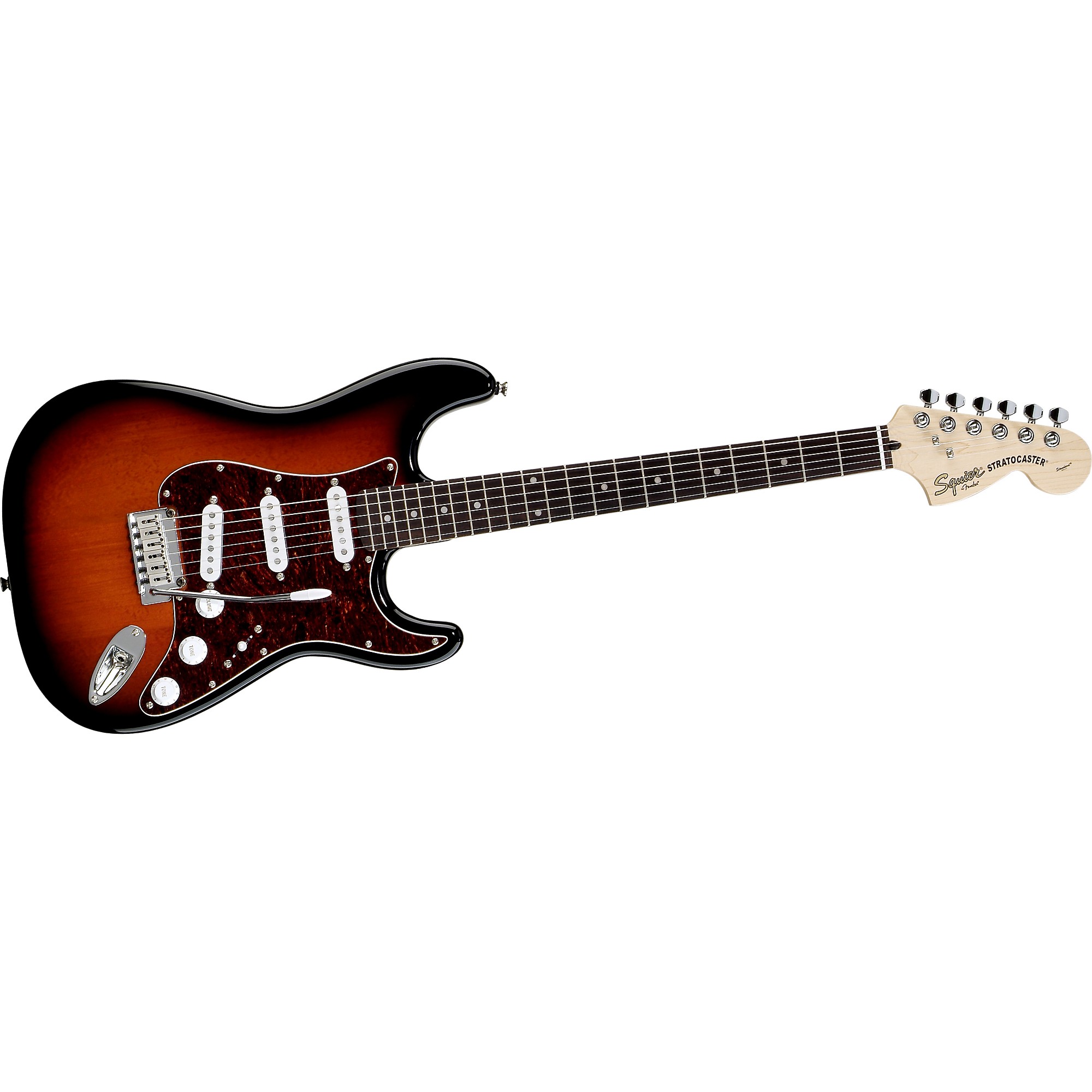 Squier Standard Stratocaster Electric Guitar Satin Black Rosewood