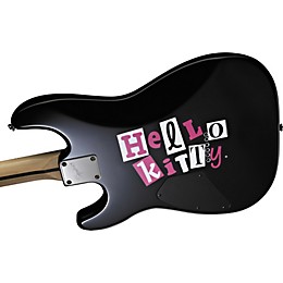 Squier Hello Kitty Stratocaster Electric Guitar Black | Guitar Center