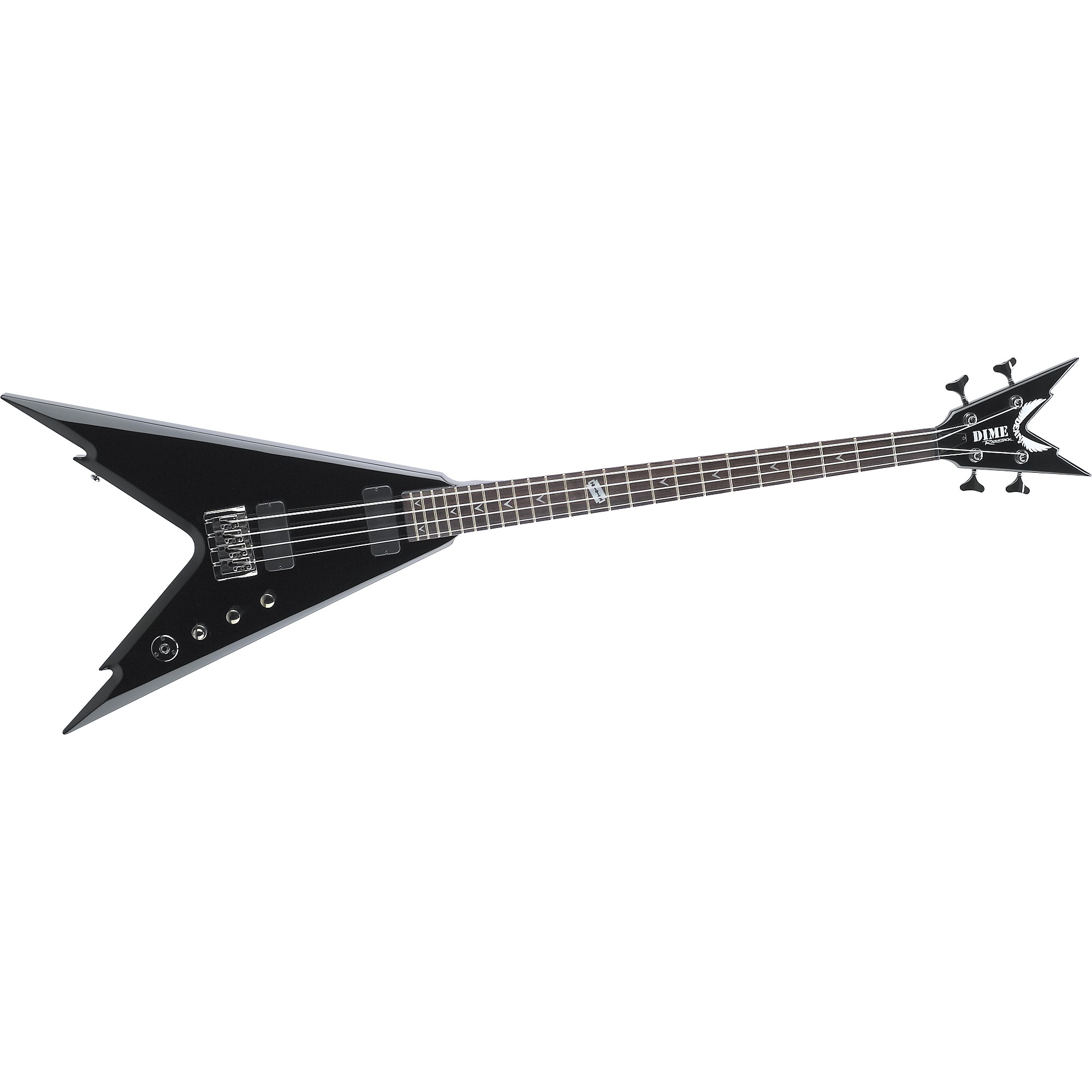 Dean Dime Razorback V Bass Classic Black | Guitar Center