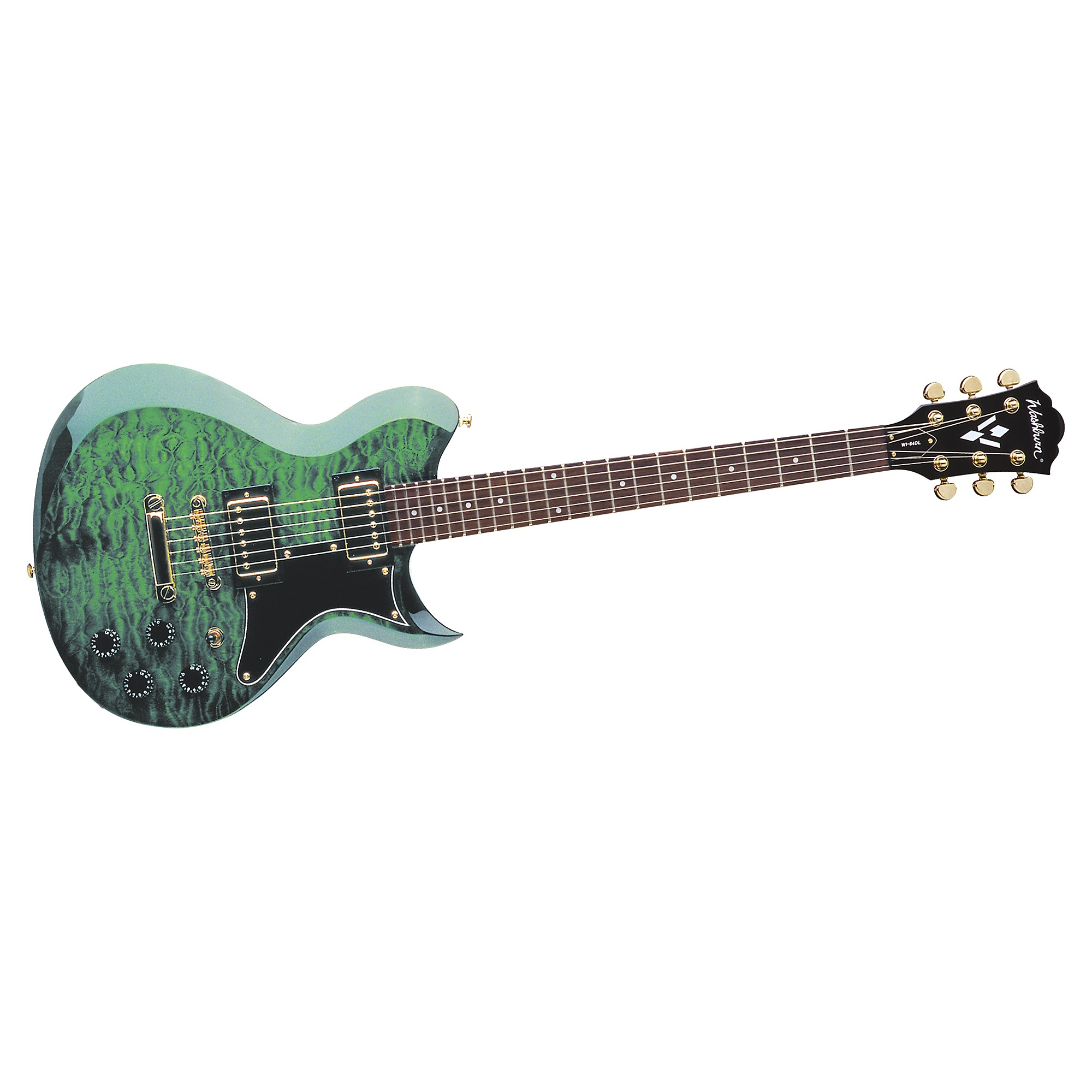 Washburn WI64DL Electric Guitar Transparent Green | Guitar Center