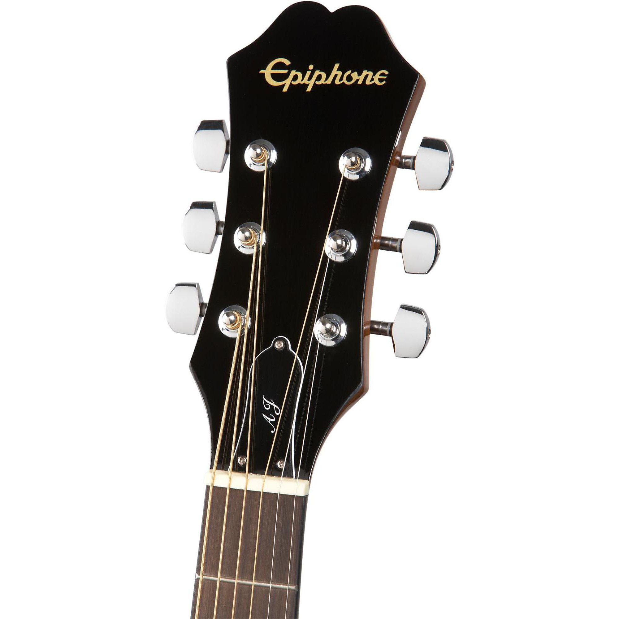 Epiphone AJ-100CE Acoustic-Electric Guitar Natural Chrome Hardware