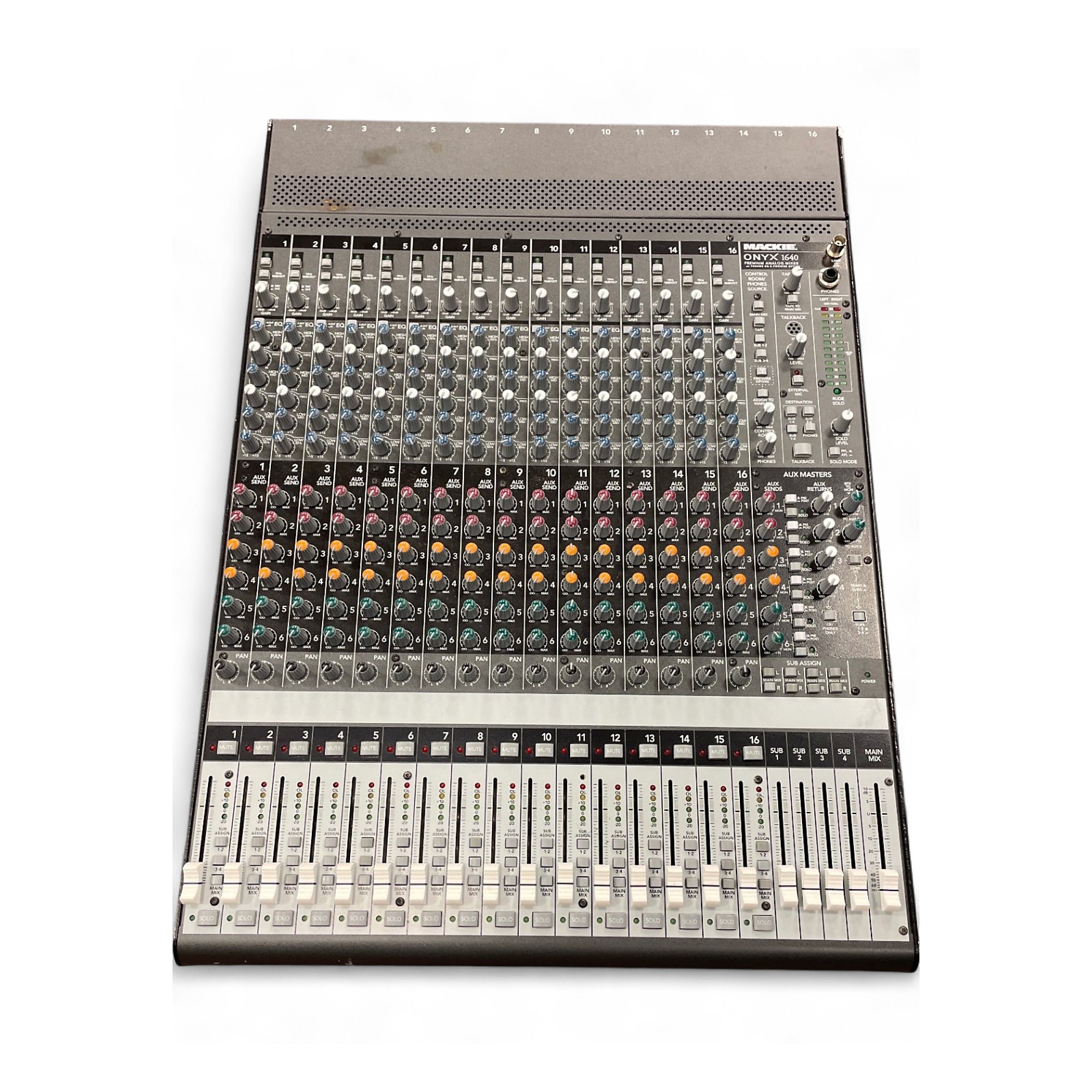 Used Mackie Onyx 1640 Unpowered Mixer | Guitar Center