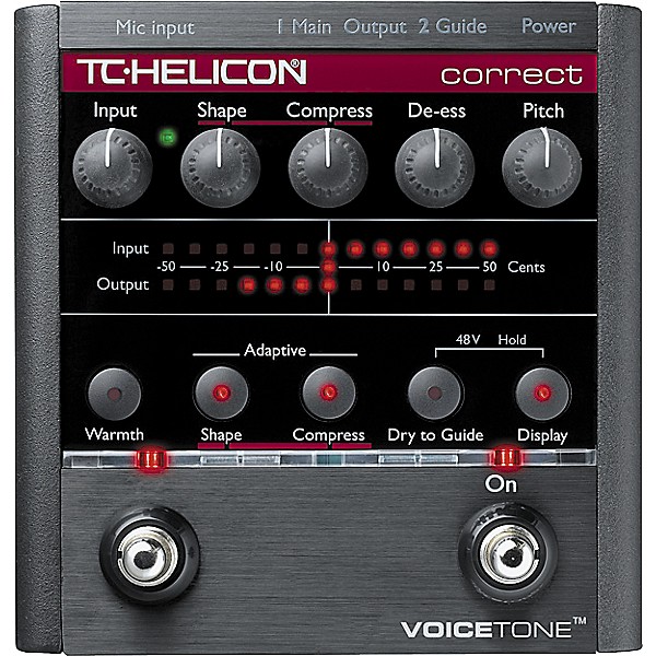 TC Helicon VoiceTone Correct Vocal Pedal | Guitar Center
