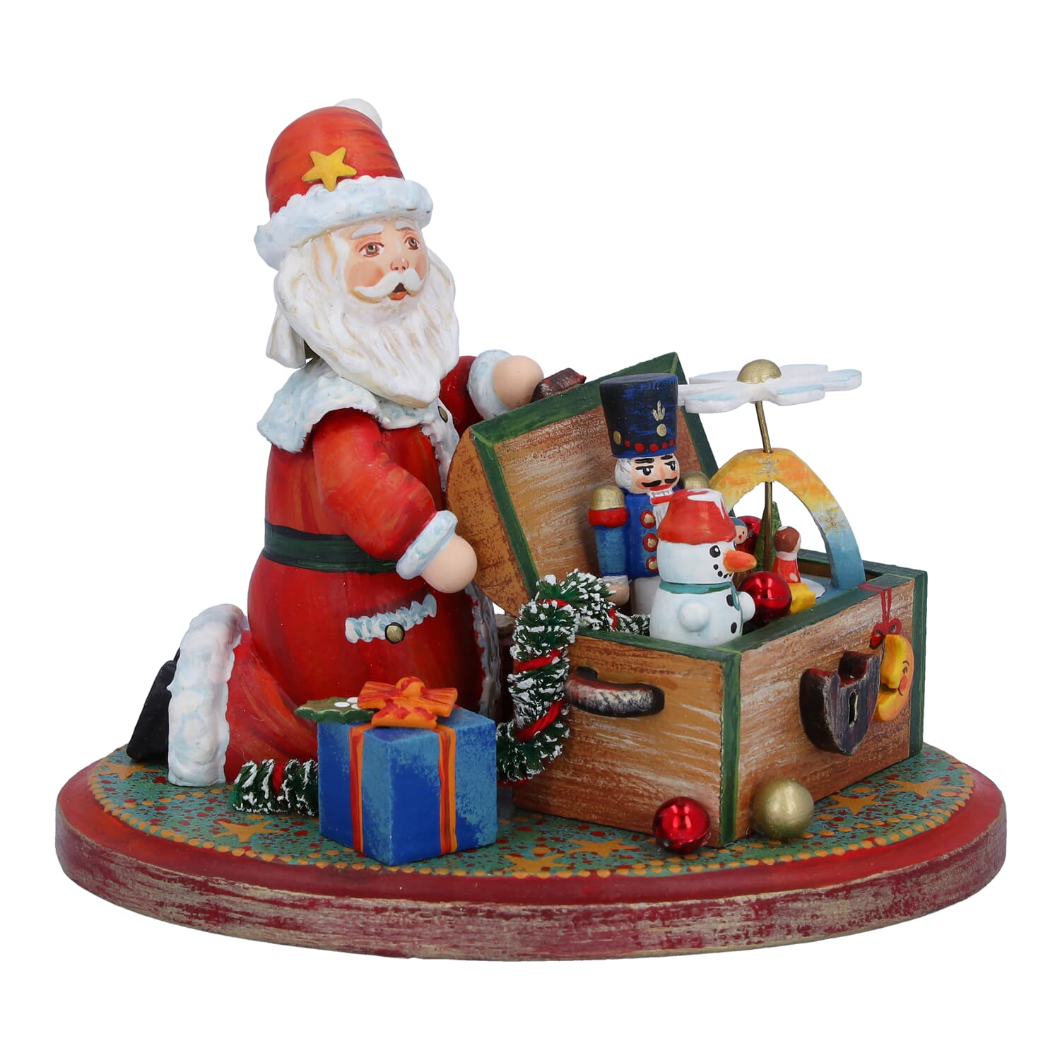 Father Christmas and his Treasure Chest, Anniversary figure 