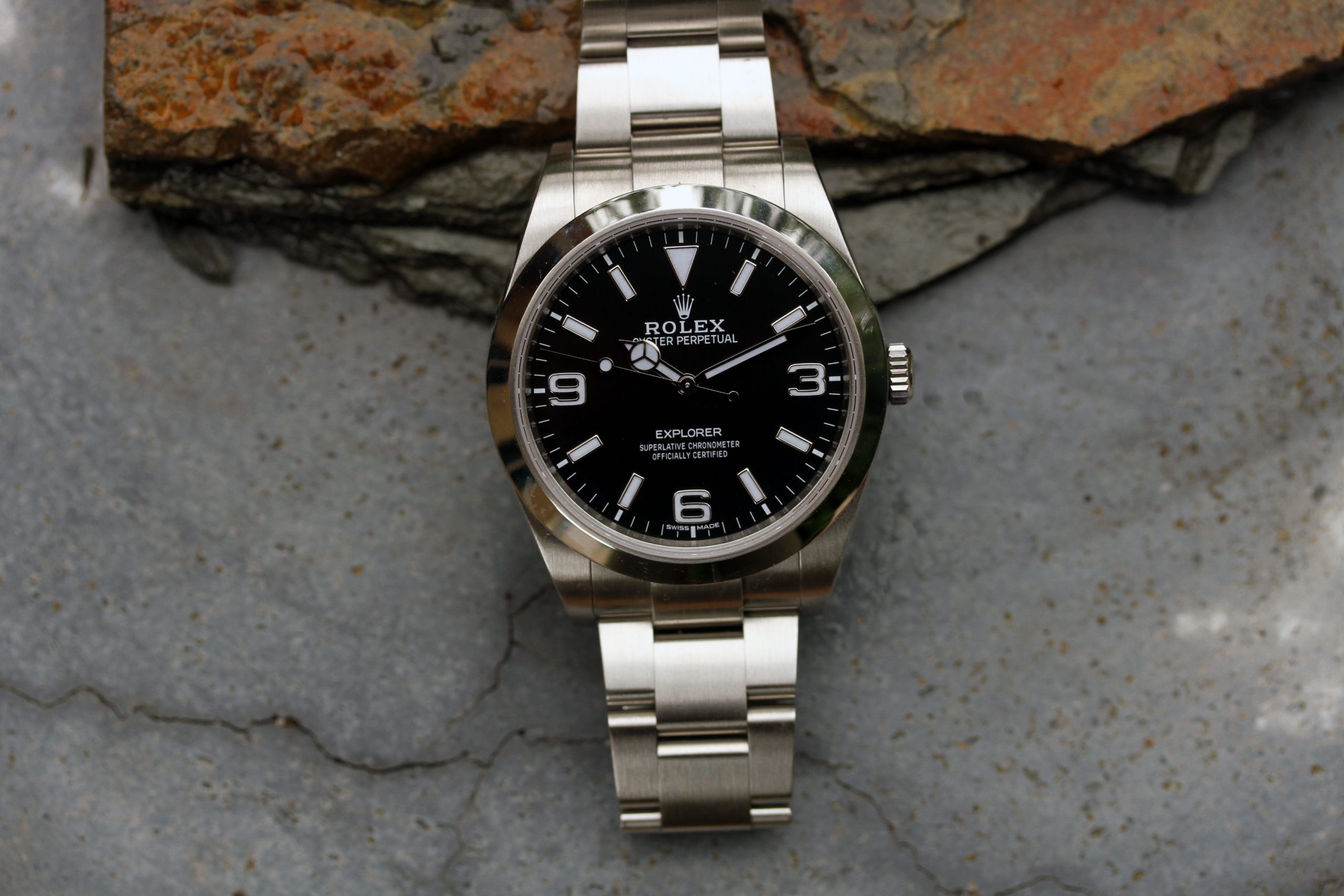 Rolex Explorer 1 ref. 214270 “39mm, MK2 Full Lume Dial” – Lunar