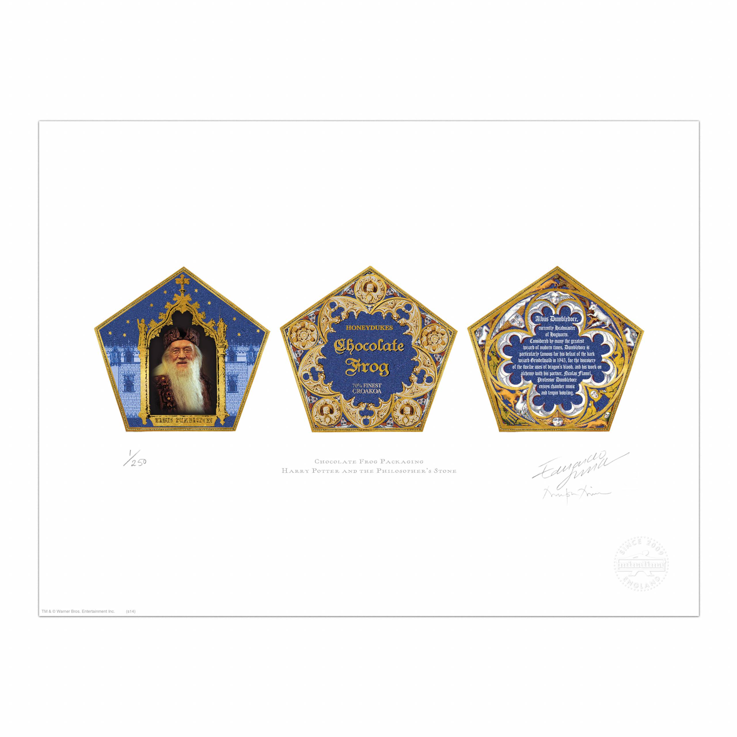 Chocolate Frog Packaging - MinaLima