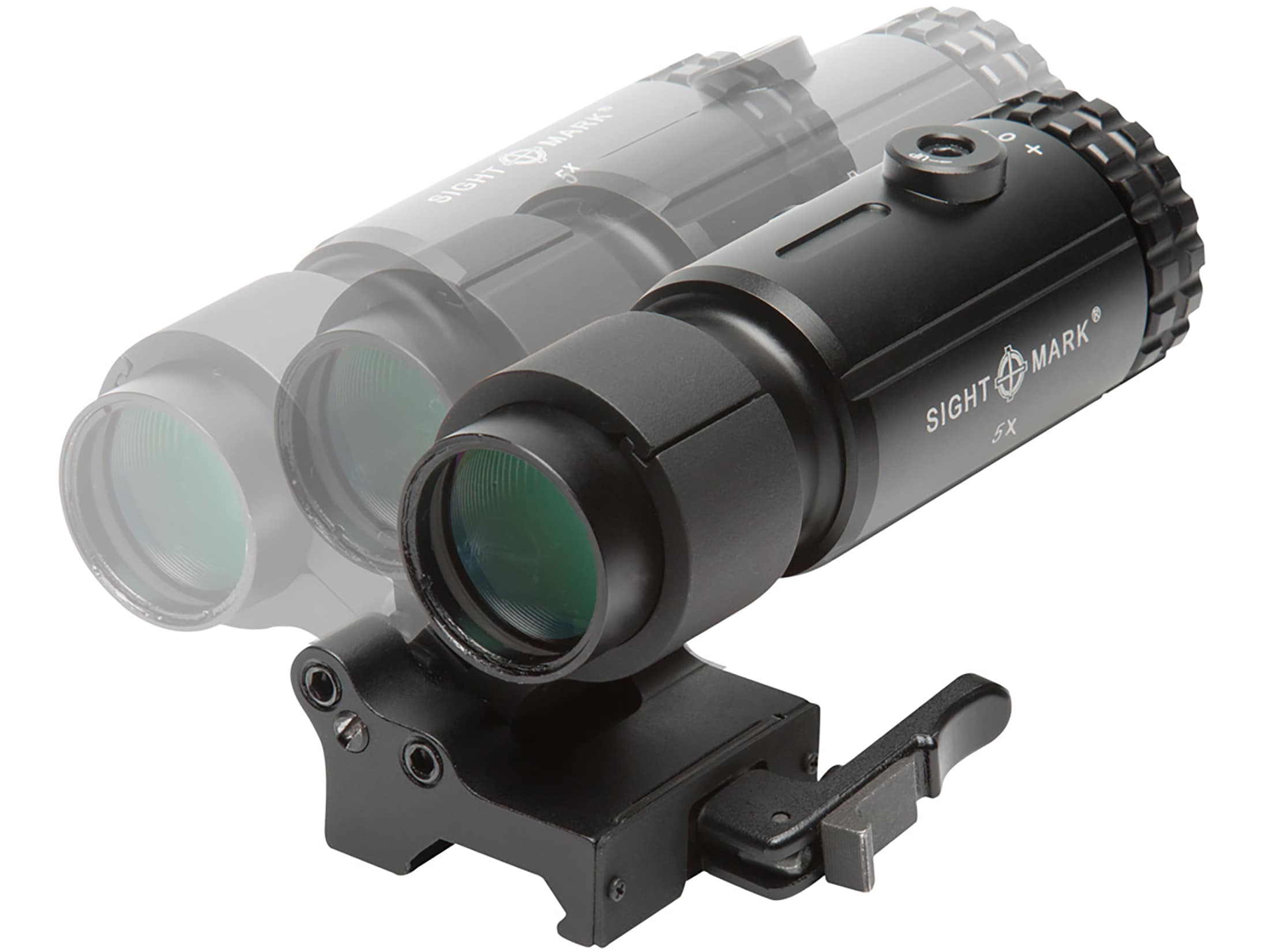 Sightmark T-5 5x Red Dot Magnifier LQD Flip to Side Quick Detachable