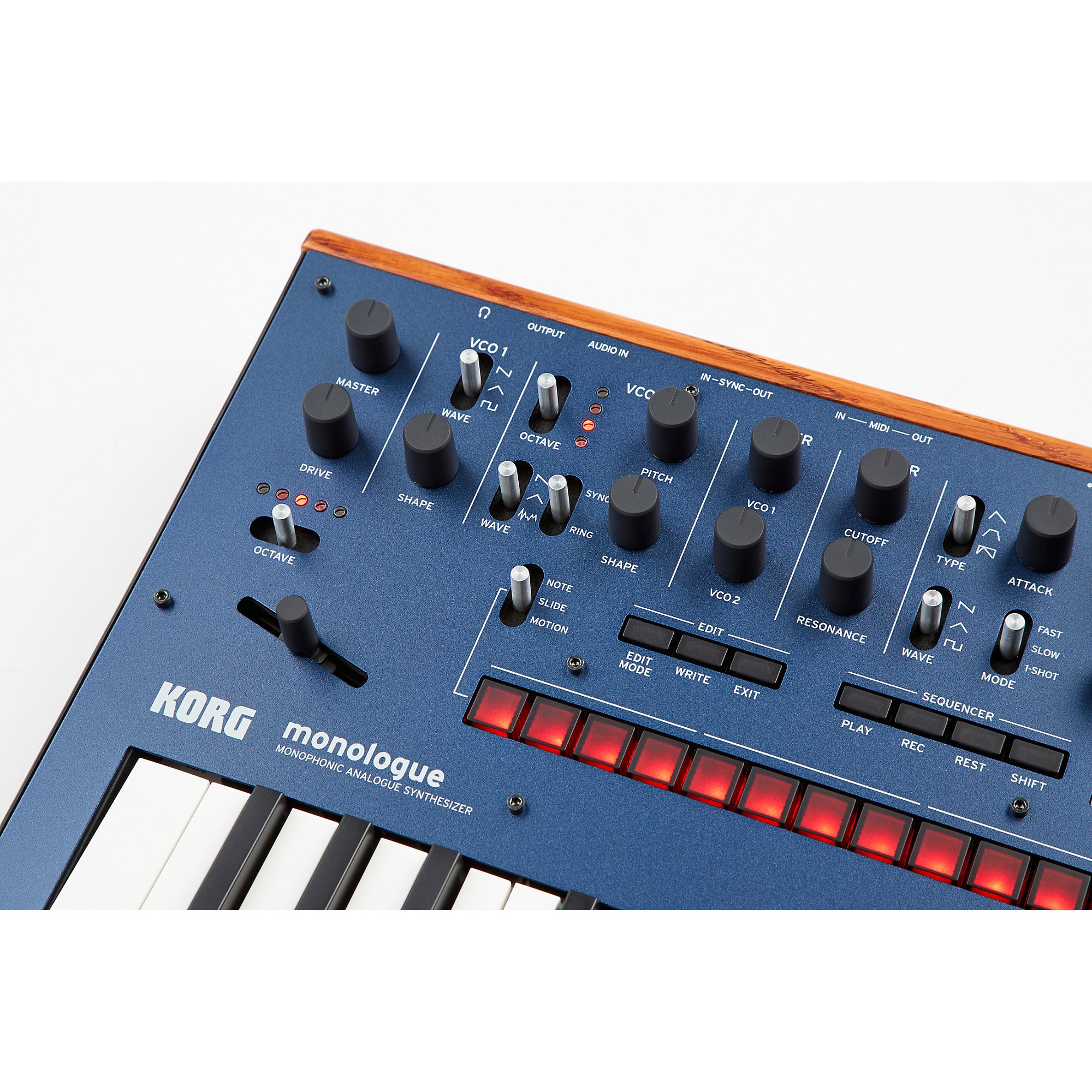 KORG monologue Monophonic Analog Synthesizer Blue | Music & Arts