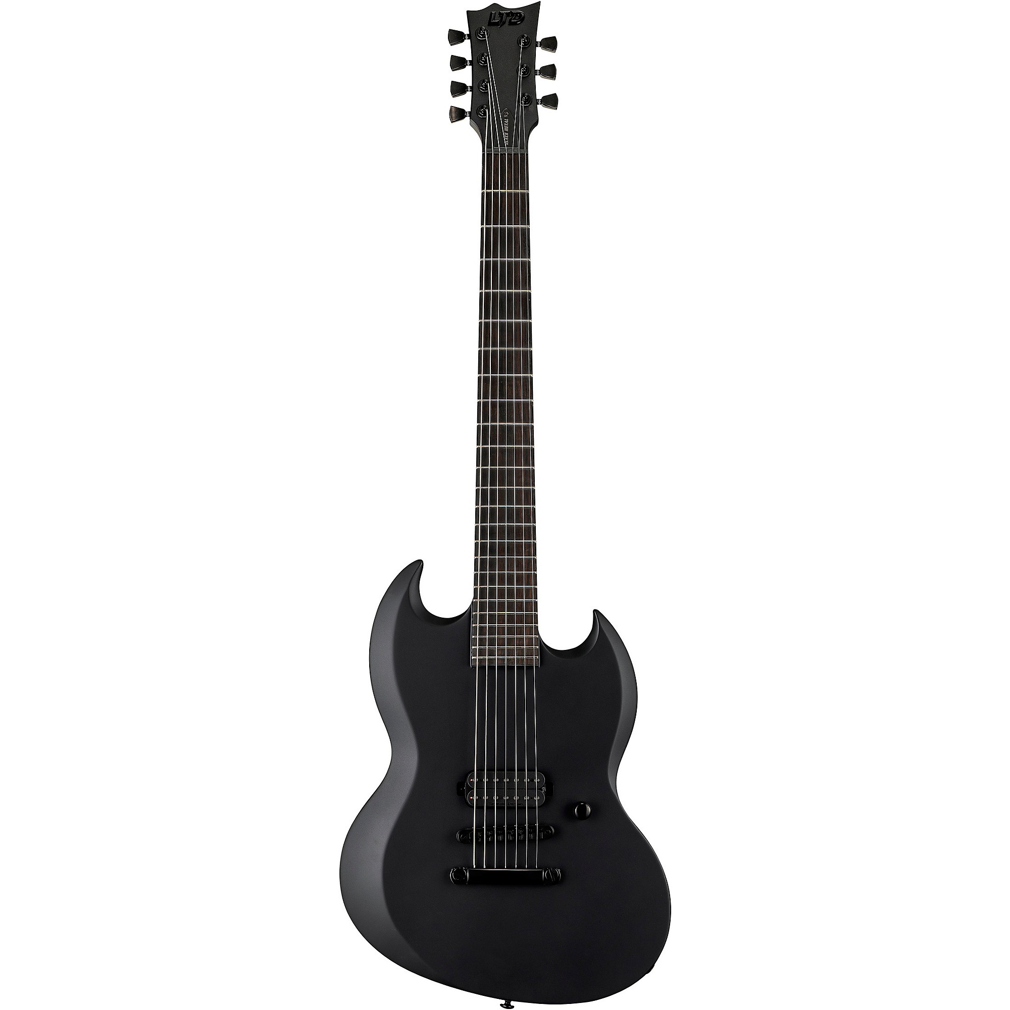 ESP LTD Viper-7B Bartone Black Metal 7-String Electric Guitar