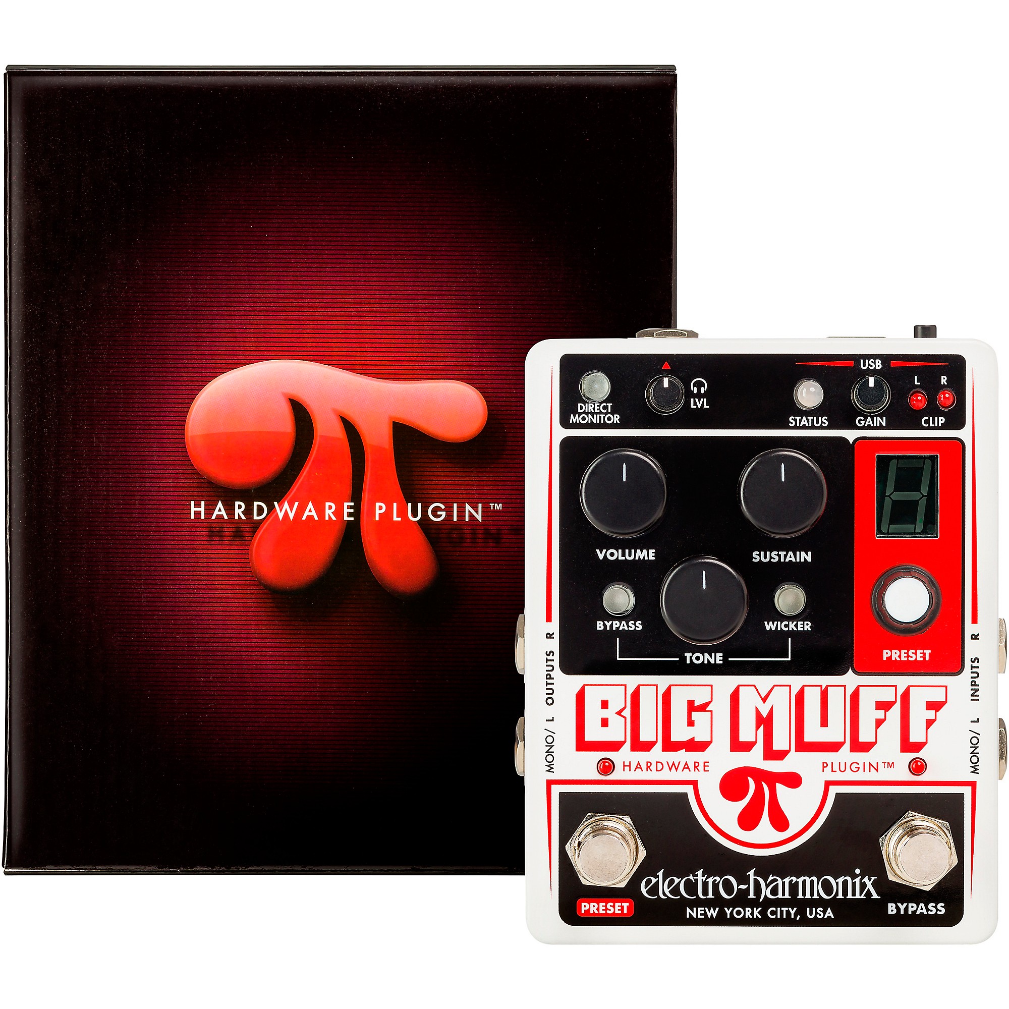 Electro-Harmonix Big Muff Pi Hardware Plug-in Harmonic Distortion