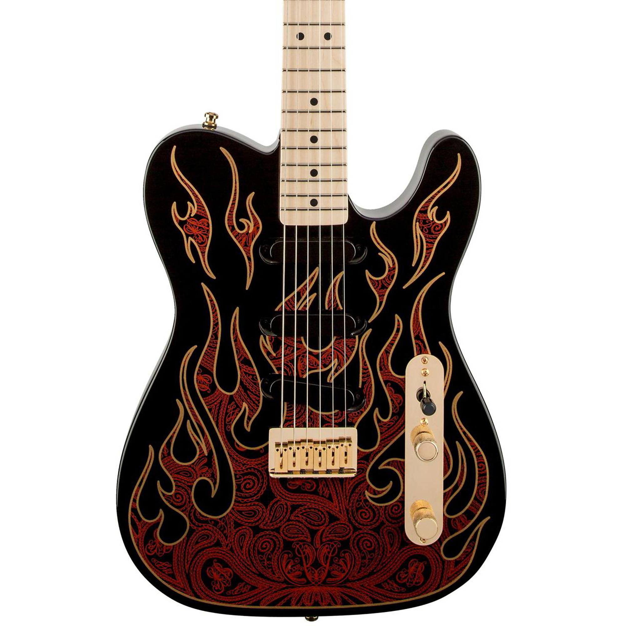 Fender Artist Series James Burton Telecaster Electric Guitar Red