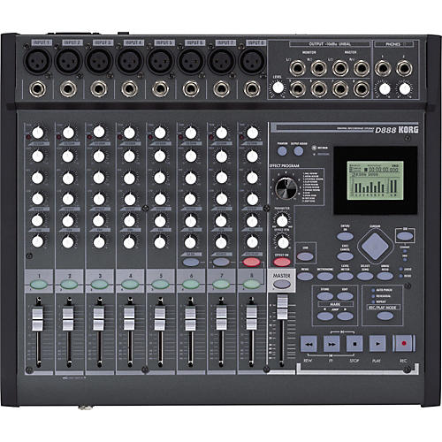 KORG D888 8-Track Digital Recording Studio | Musician's Friend