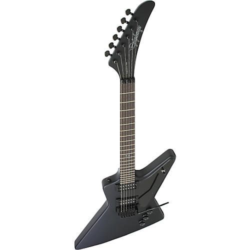 Epiphone Goth 1958 Explorer with Floyd Rose Tremolo Black