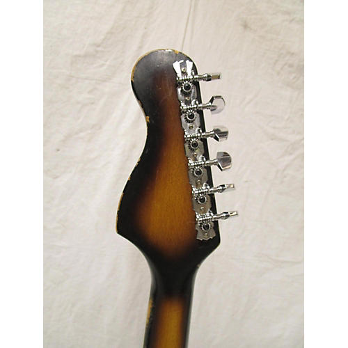 Vintage 1960s Audition Single Pickup 3 Tone Sunburst Solid Body
