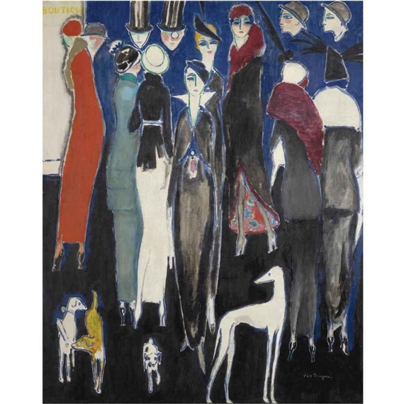 Kees van Dongen | Thé dans mon atelier (1922 - 1923) | MutualArt