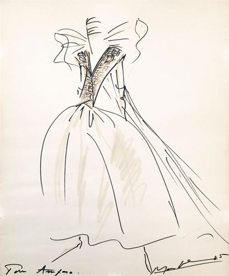 Marc Bohan | CHRISTIAN DIOR by Marc BOHAN (1926-2023). Dress and