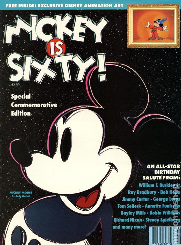 Mickey Is Sixty Commemorative Magazine (1988) comic books