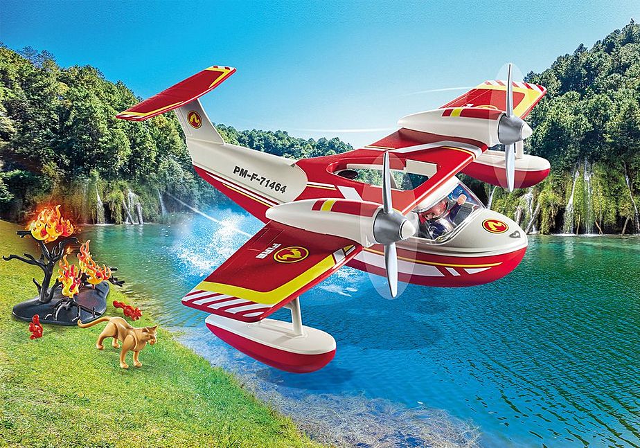 Firefighting Seaplane - 71463 | PLAYMOBIL®