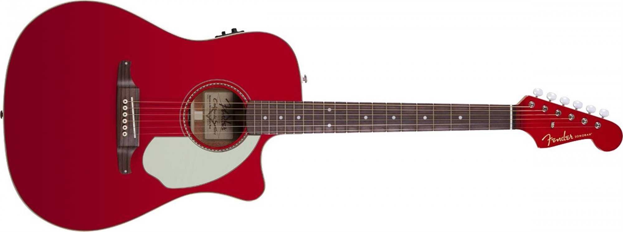 Fender SONORAN SCE Acoustic Electric Guitar Candy Apple Red