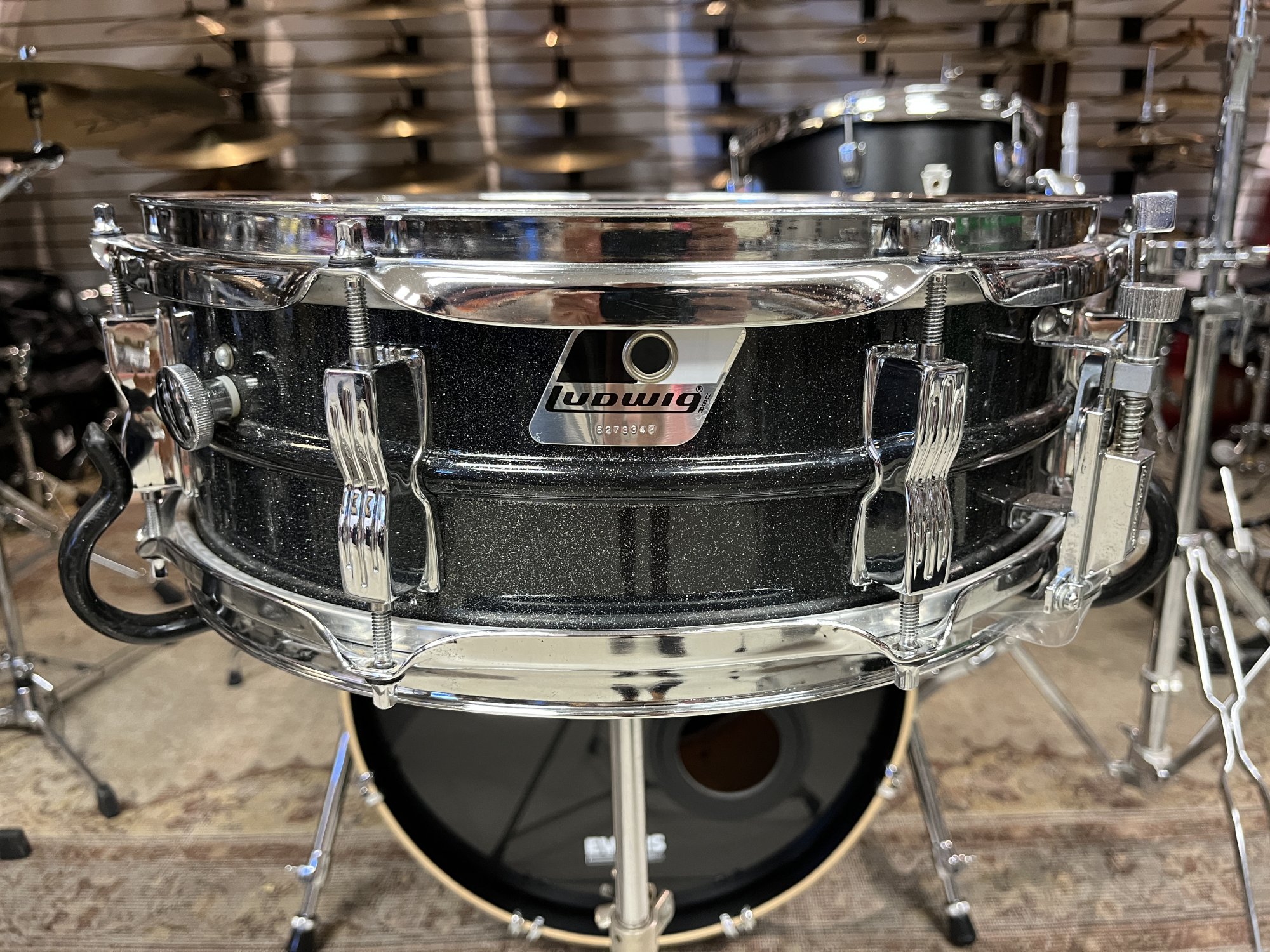 Ludwig Black Galaxy Acrolite 5 x 14