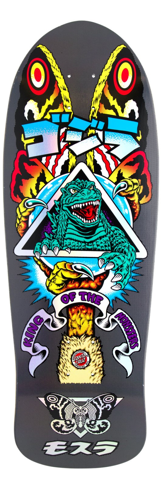 Santa Cruz X Godzilla Mothra Natas 10.538 x 30.14 Skateboard Deck