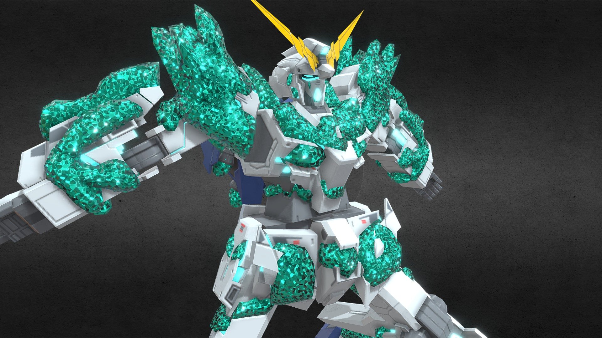 ユニコーンガンダム 光の結晶体/RX-0 Unicorn Gundam Crystal Body