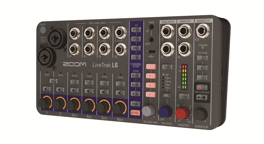 Zoom LiveTrak L6 - ZOOM Europe