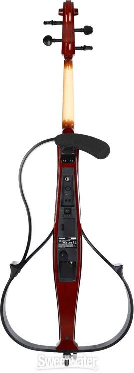 Yamaha Silent Series SVC-110SK Electric Cello - Brown | Sweetwater