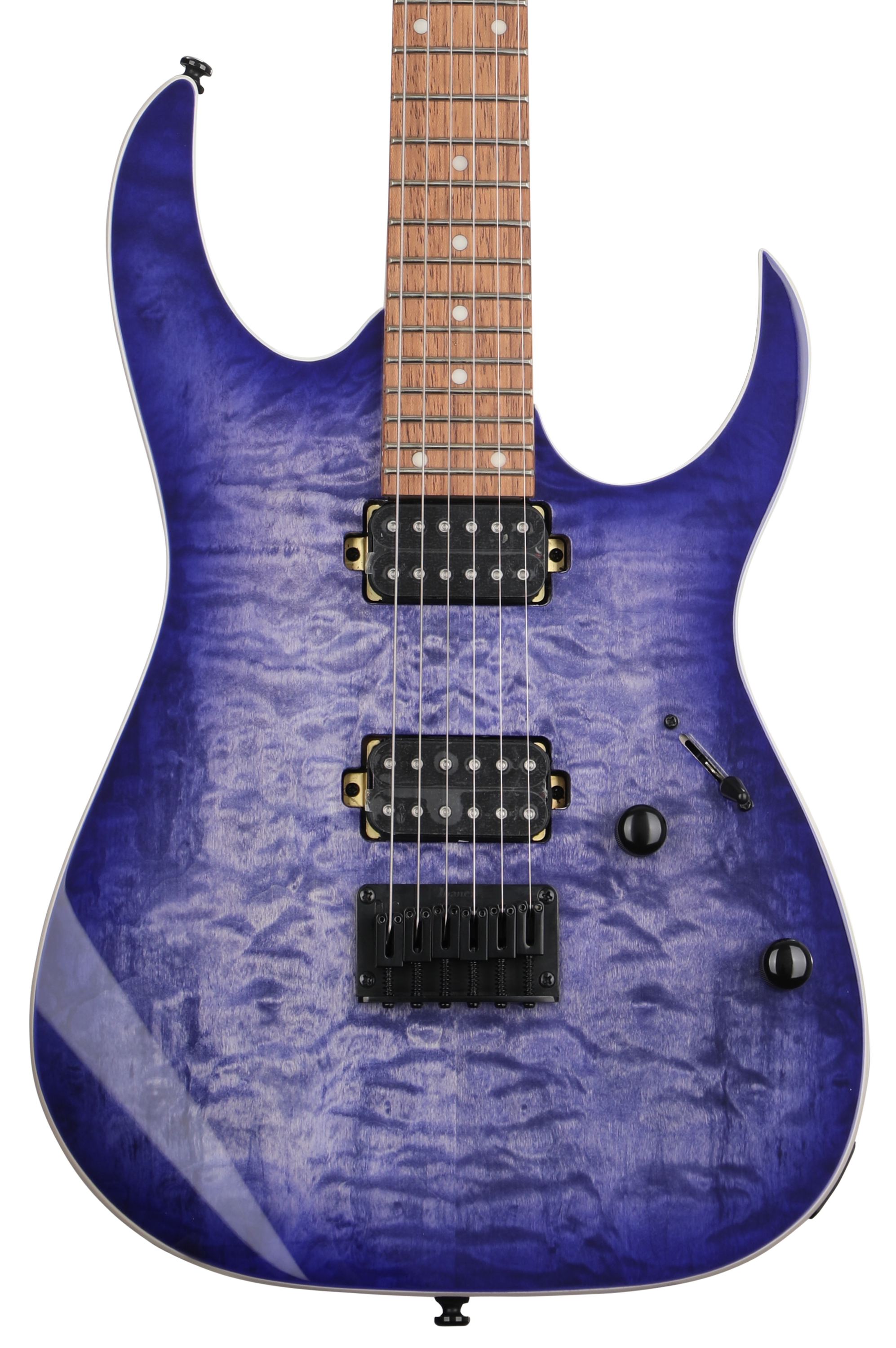 Ibanez RG421QM Electric Guitar - Cerulean Blue Burst | Sweetwater