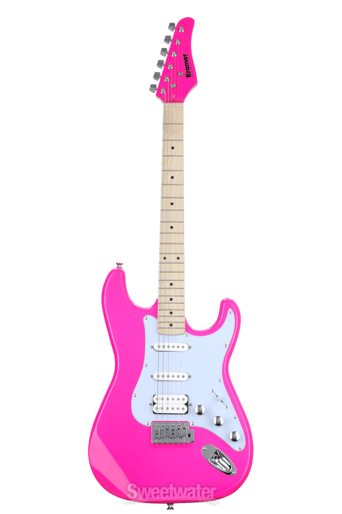 Kramer Focus VT-211S Electric Guitar - Hot Pink | Sweetwater