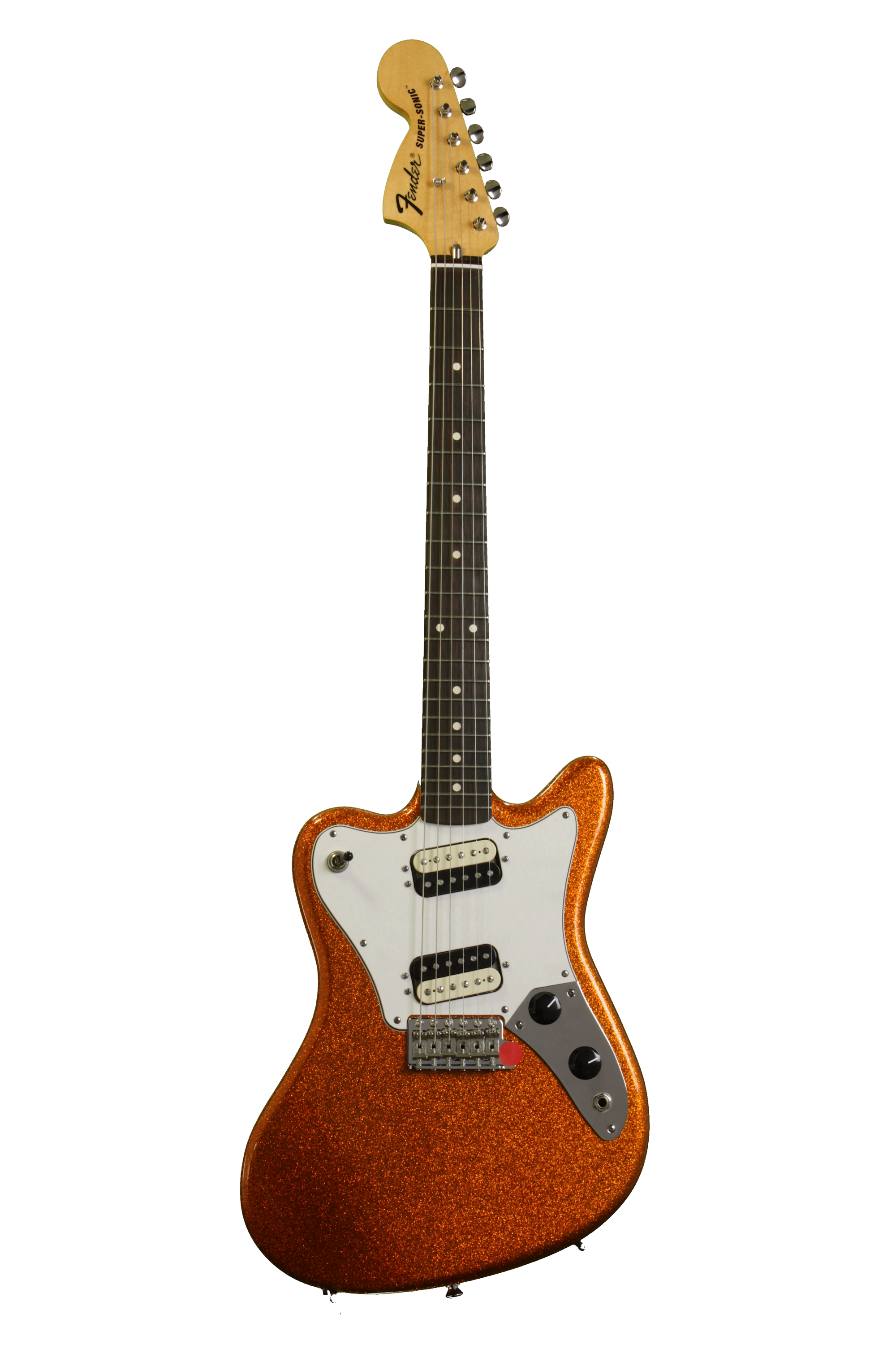 Fender Pawn Shop Super-Sonic Rosewood - Sunrise Orange Flake