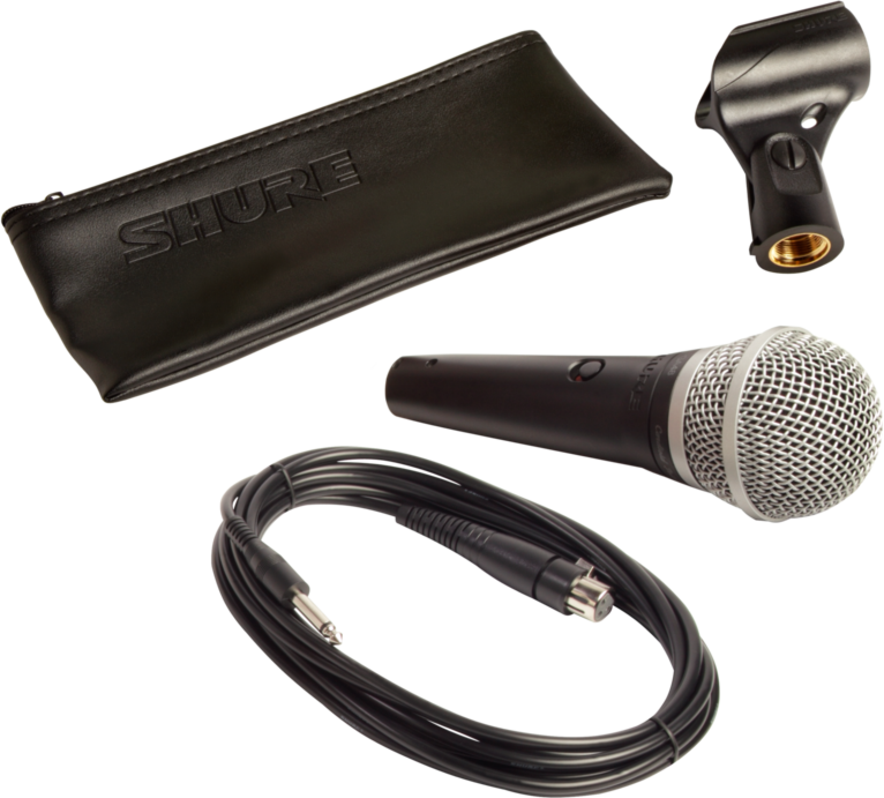 Shure PGA48-QTR Dynamic Vocal Microphone with 1/4 inch to XLR