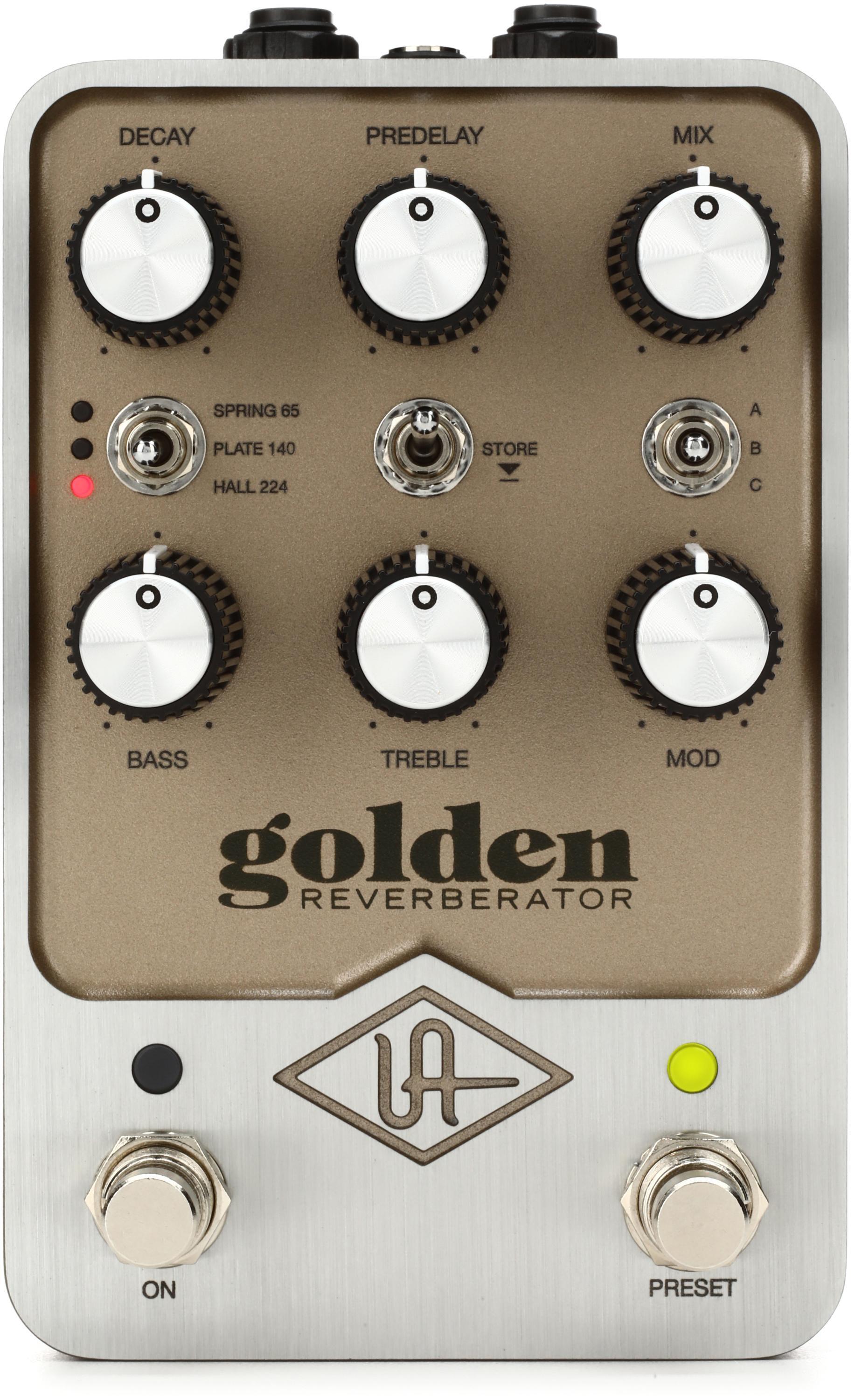 Universal Audio UAFX Golden Reverberator Pedal | Sweetwater