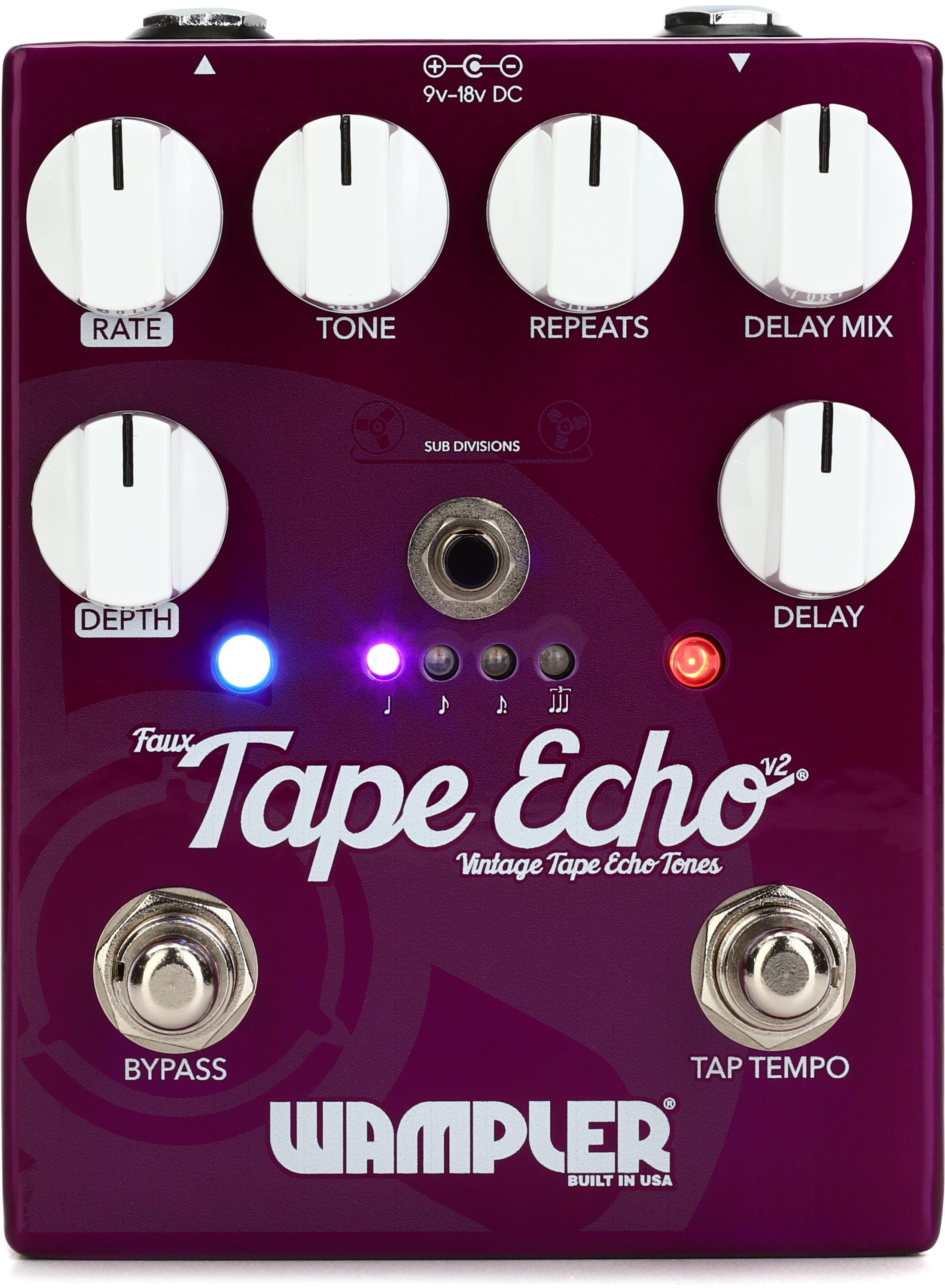 Wampler Faux Tape Echo V2 Delay Pedal | Sweetwater