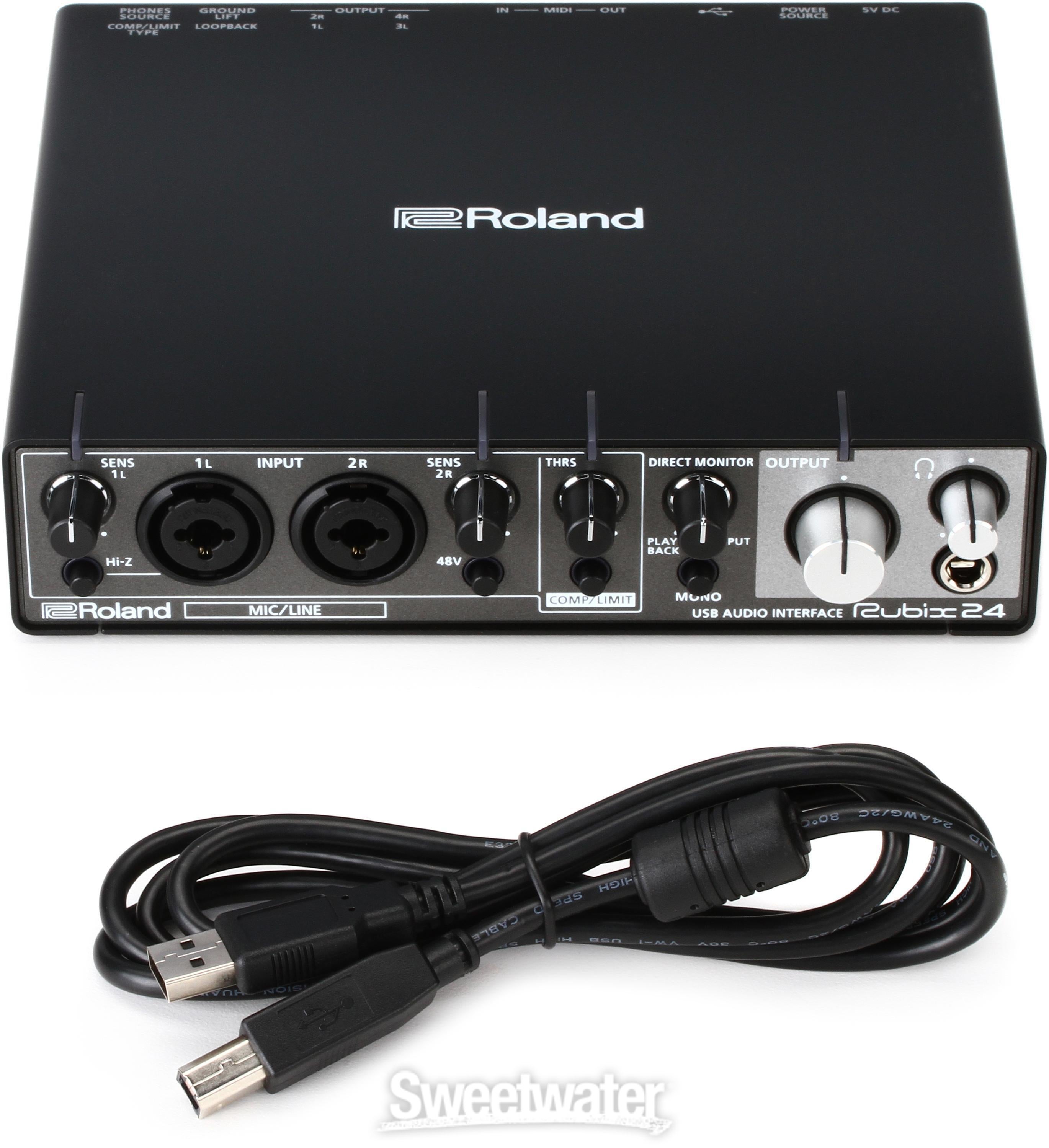 Roland Rubix 24 USB Audio Interface Reviews | Sweetwater