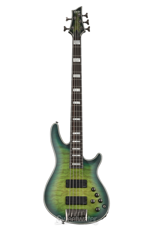 Schecter Daniel Firth Hellraiser Extreme-5 Bass Guitar - Cthulhu