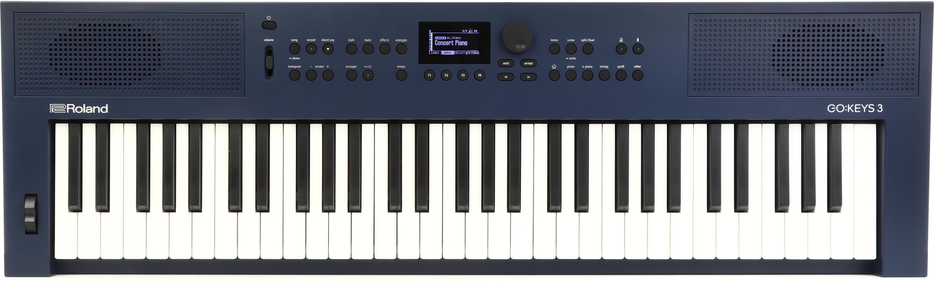 Roland GO:KEYS 3 Keyboard - Midnight Blue | Sweetwater