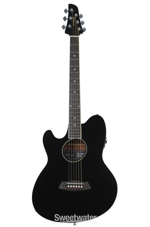 Ibanez Talman TCY10LEBK Left-handed Acoustic-electric Guitar
