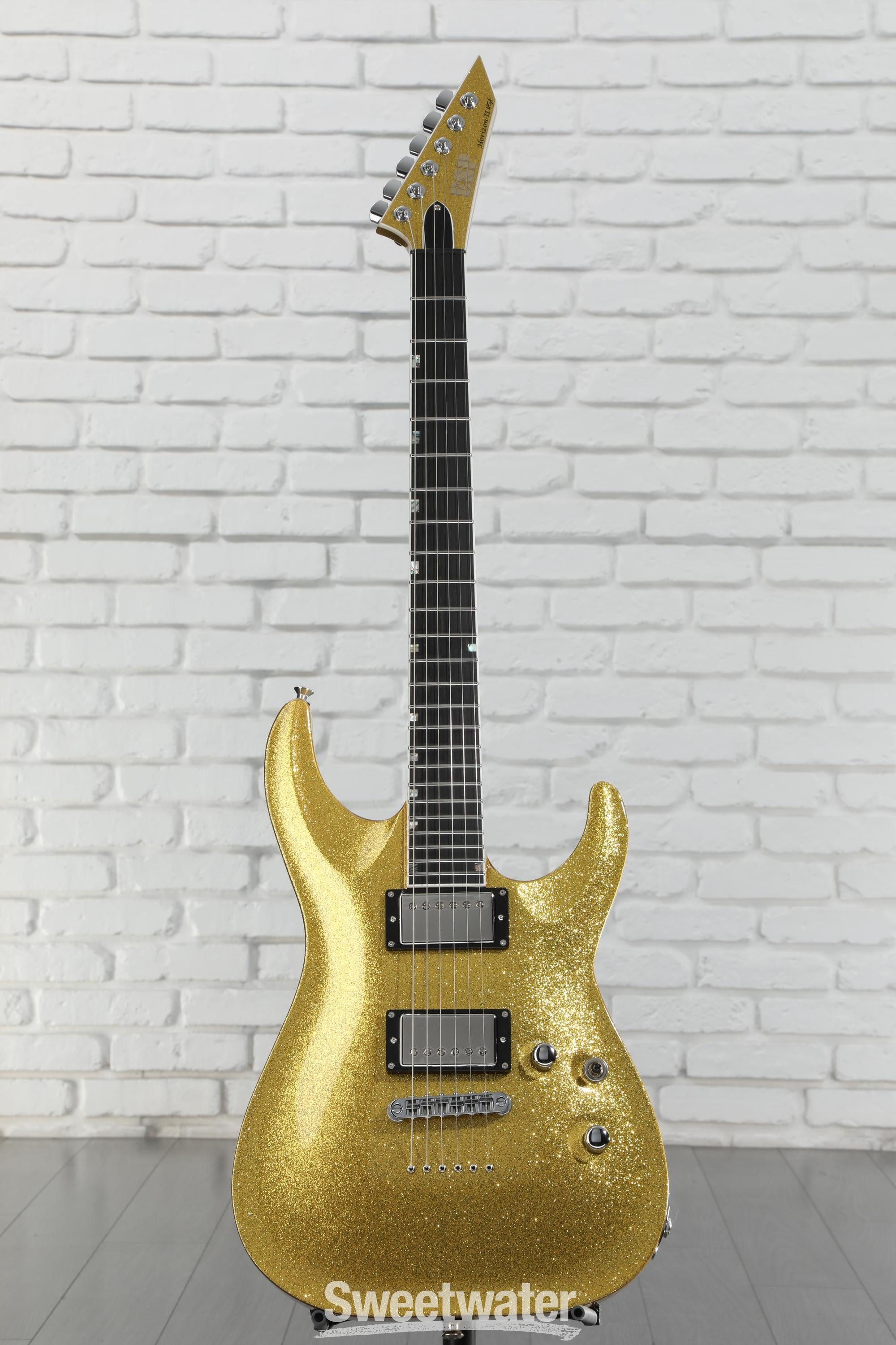 ESP USA Horizon-II Electric Guitar - Gold Sparkle | Sweetwater