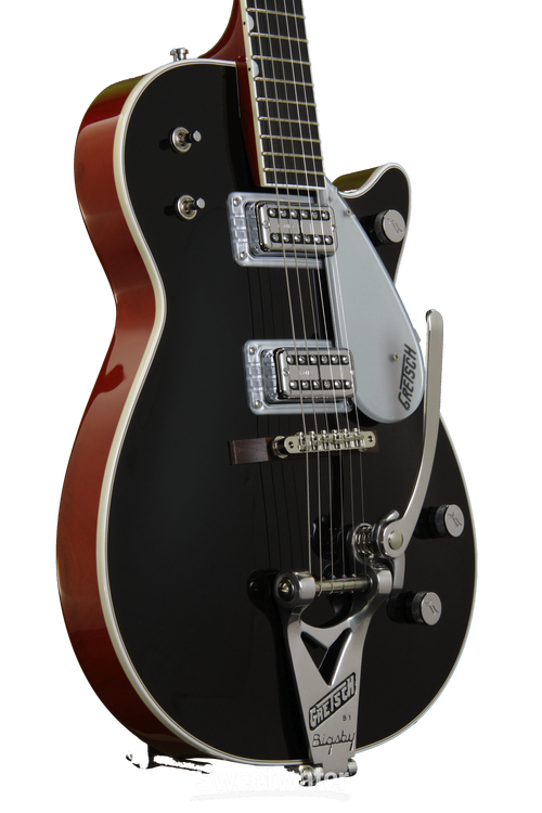Gretsch G6128T-TVP Power Jet w/Bigsby - Ebony | Sweetwater