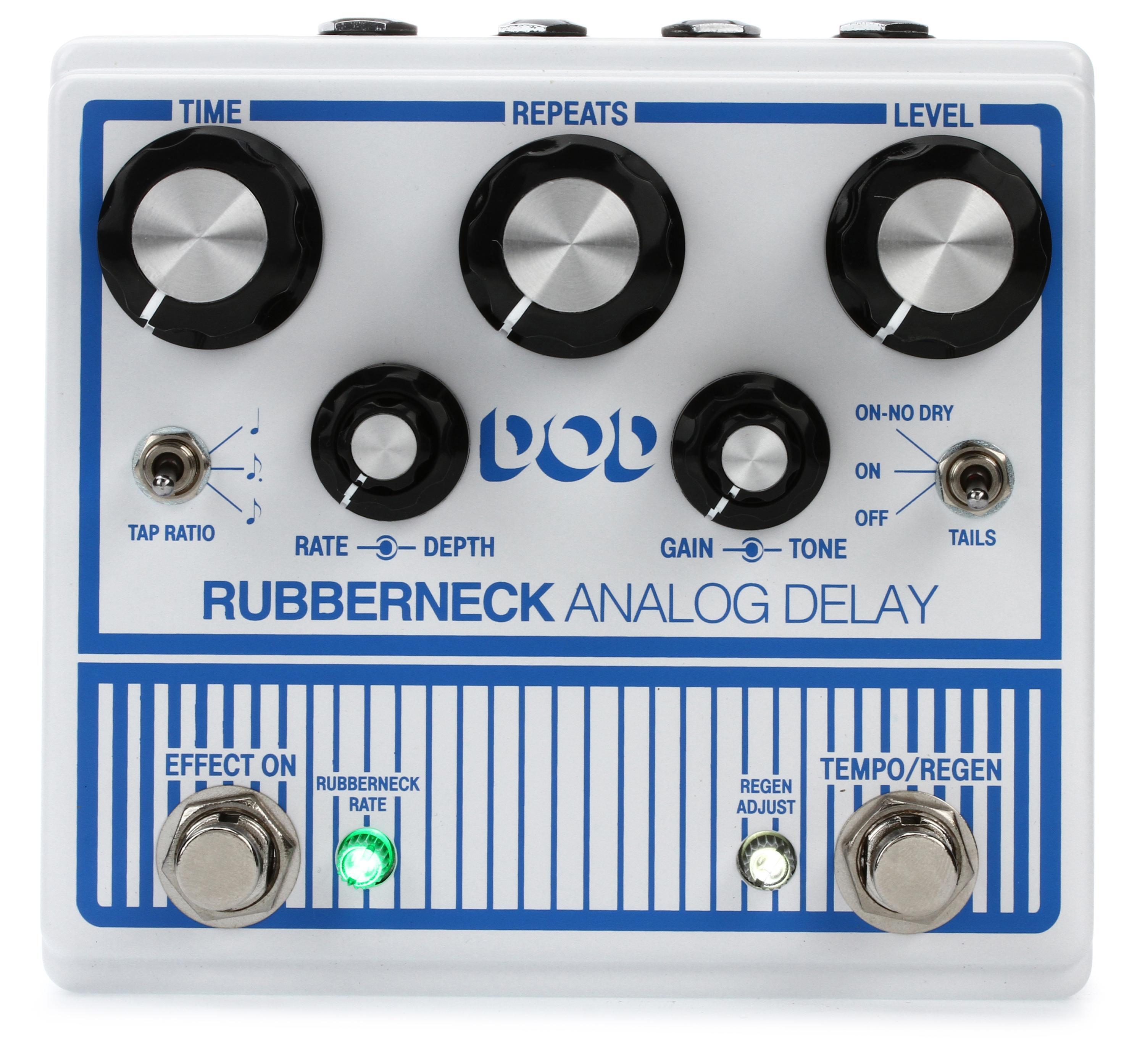 DOD Rubberneck Analog Delay Pedal with Tap Tempo | Sweetwater