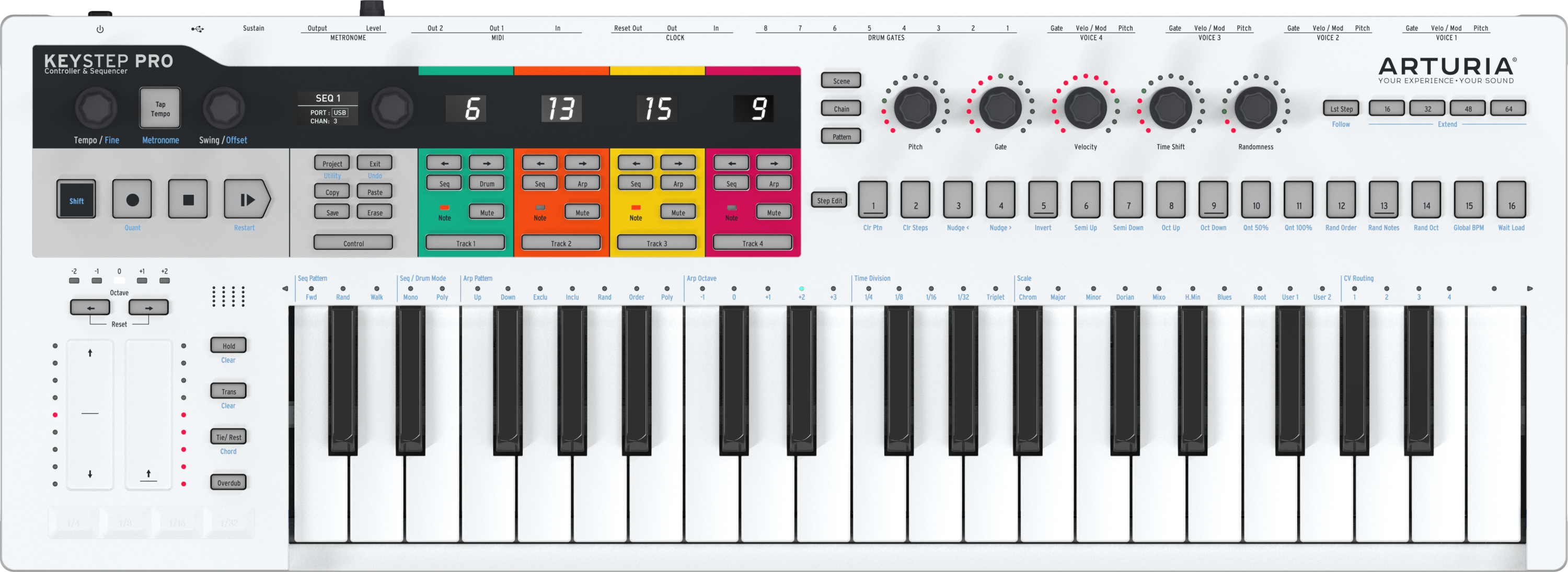 Arturia KeyStep Pro 37-key Controller & Sequencer | Sweetwater