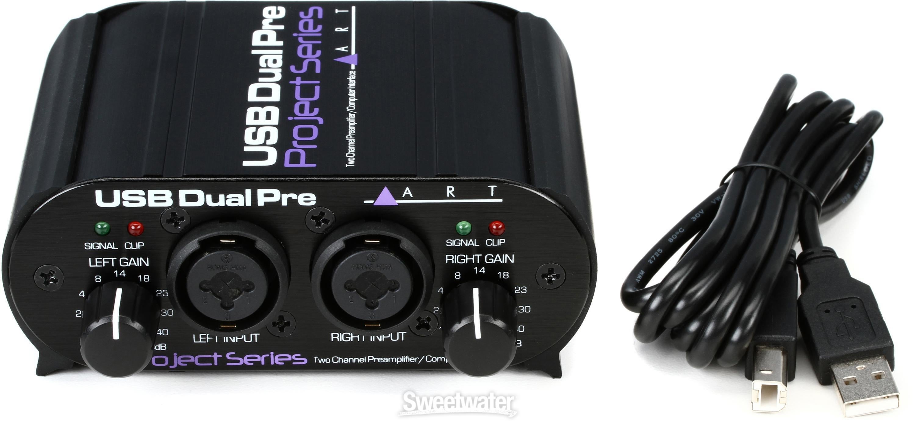 ART USB Dual Pre 2-channel Audio Interface / Preamplifier | Sweetwater