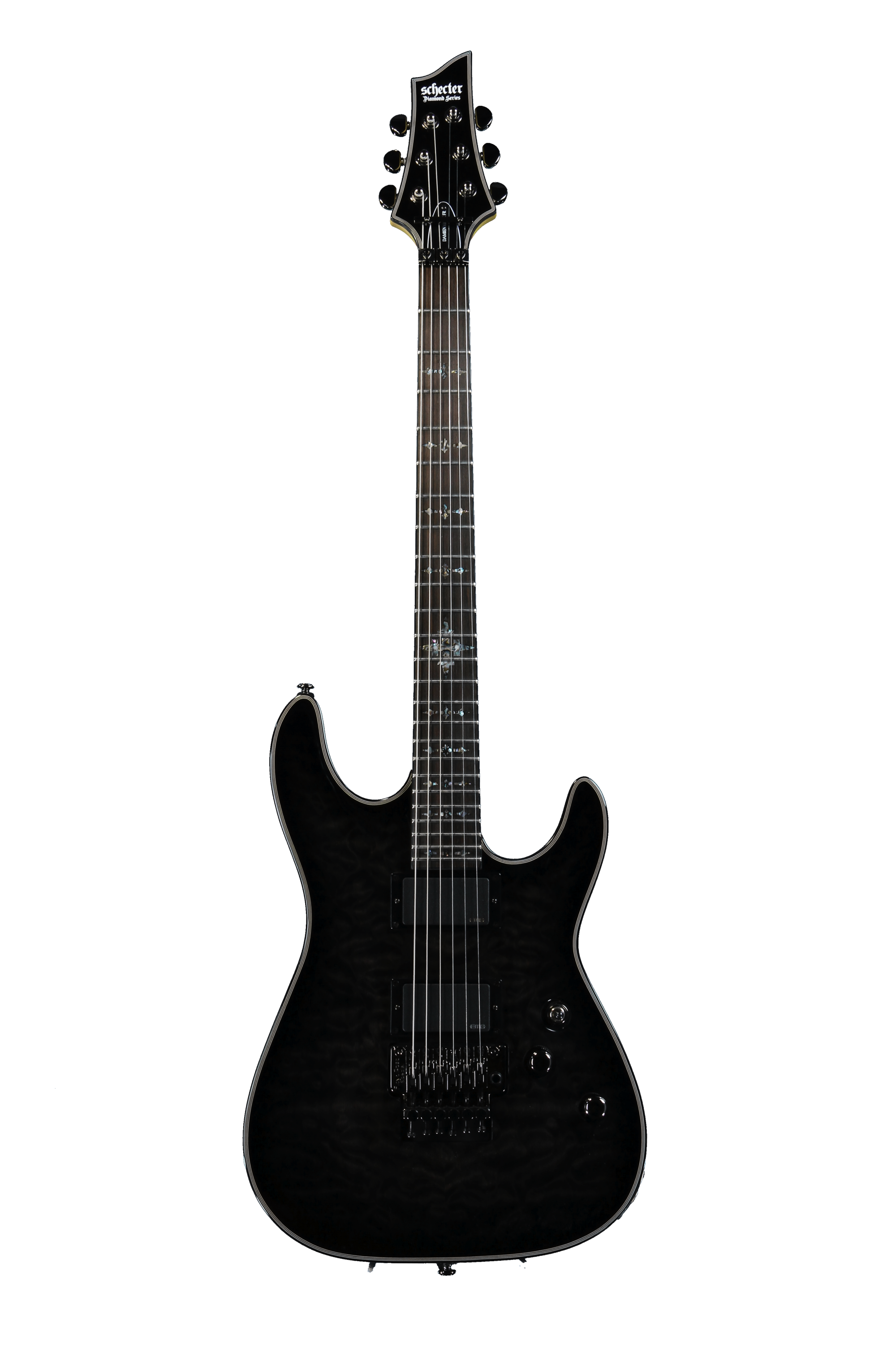 Schecter Damien Elite-6 FR - See-Thru Black | Sweetwater