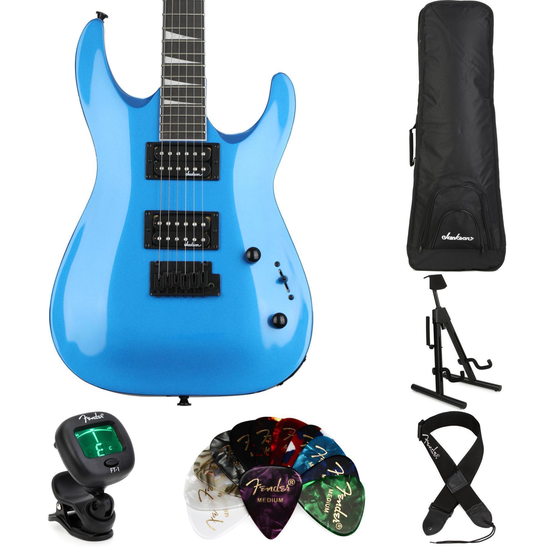 Jackson Dinky Arch Top JS22 DKA Essentials Bundle - Metallic Blue