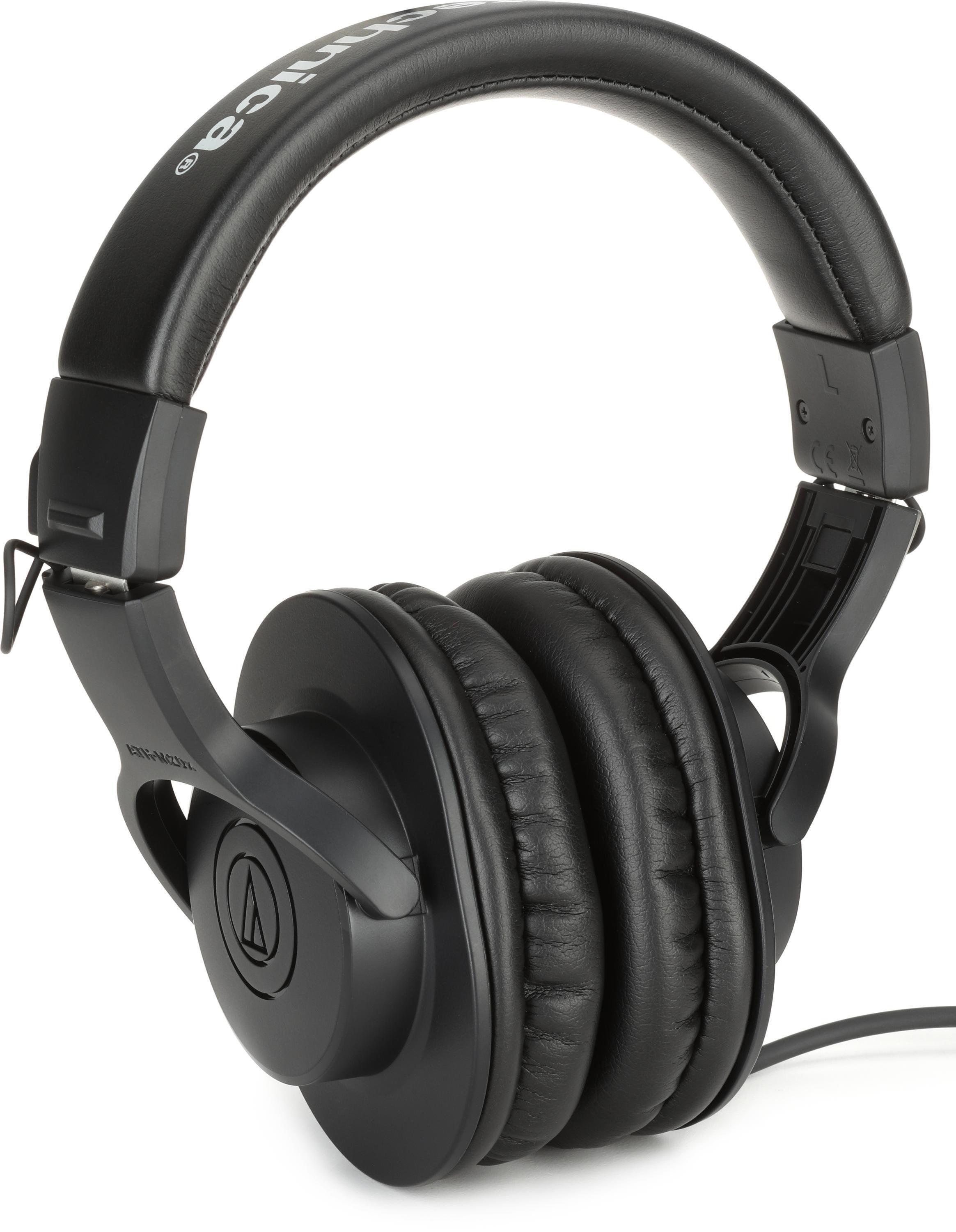 Audio-Technica ATH-M20x Closed-back Monitoring Headphones - Black