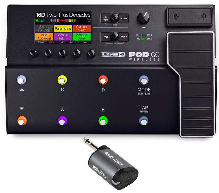 Line 6 POD Go Wireless Guitar Multi-effects Floor Processor with