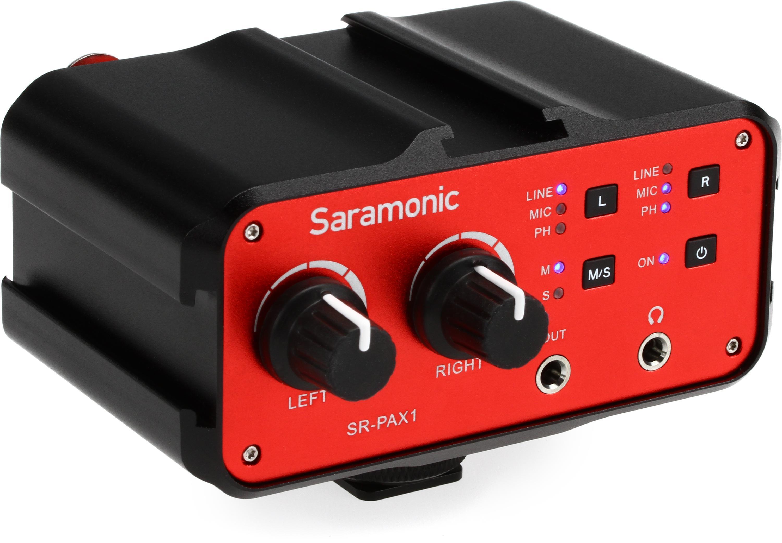 Saramonic SR-PAX1 Active Dual Channel Camera Mixer | Sweetwater